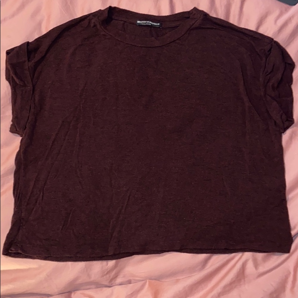 Brandy Melville cropped boxy tee